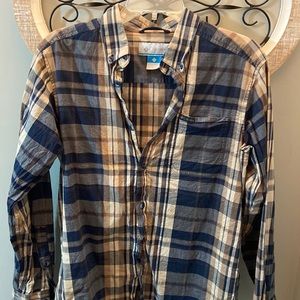 Mens Columbia flannel button down